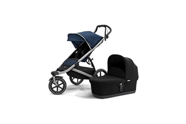 Thule  Urban Glide 2 Infant Stroller Bundle – Seat and Bassinet Aluminum/MajolicaBlue One-Size