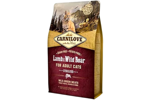 Carnilove  vuxna katter steriliserade lamm 400 g