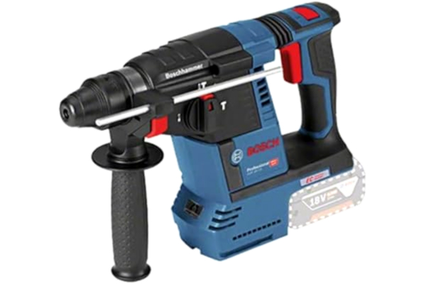 Bosch  Professional 18V System sladdlös borrhammare GBH 18V-26 (SDS plus, slagenergi: 2,6 joule, max. borr-Ø: betong/stål/trä 26/13/30 mm, utan batterier och laddare, i kartong)