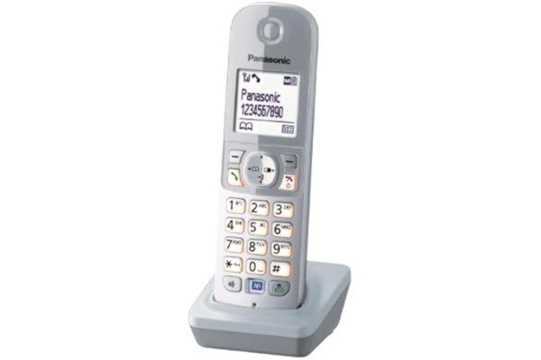Panasonic  KX-TGA681EXS handenhet för KX-TG68xx-serien inkl. laddningsskal pärlsilver