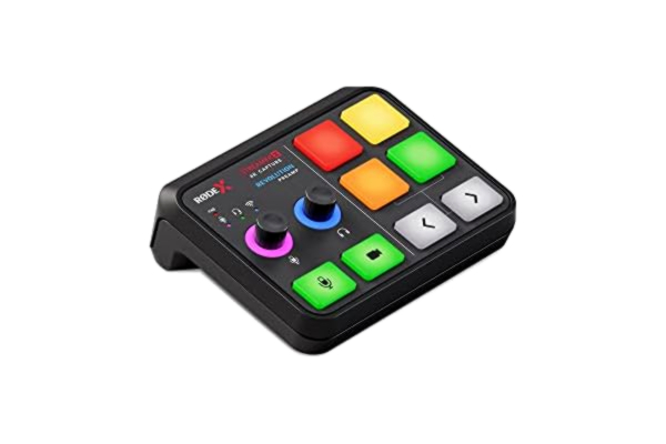 Røde RØDE X Streamer X Professionellt integrerat ljudkort och 4K-videoinspelningskort med XLR-, HDMI- och TRRS-kontakter för streaming, spel och skapande av content