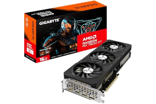 Gigabyte GIGABYTE Radeon RX 7600 XT GAMING OC - 16GB GDDR6 RAM - Näytönohjaimet