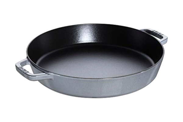 Staub  Bratpfanne mit zwei Griffen, Induktionsgeeignet, Graphitgrau, 34 cm, 41.2 x 35.20 x 6 cm, 1 Einheiten