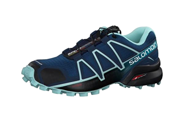 Salomon SALOMON Femme Speedcross 4 W Chaussures de Trail, Bleu Poseidon Eggshell Blue Black, 40 EU