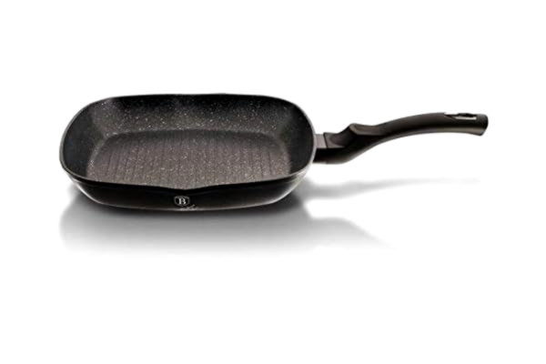 Berlinger Haus PATELNIA GRANITOWA GRILLOWA 28 cm BERLINGER HAUS BH-1846 BLACK SILVER