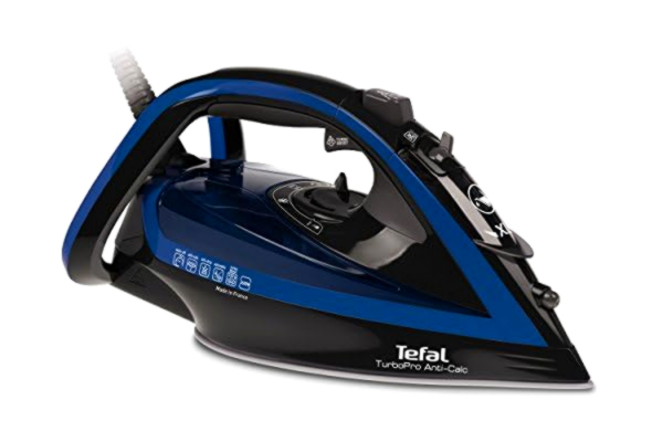 Tefal  FV 5340 Fer à repasser Aquaspeed 2400 W, débit de vapeur 40 g/min, effet pressing, semelle Autoclean, Framboise dunkelgrau/velvet-blau
