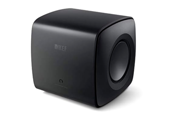 KEF  KC62 Uni-Core Force-Cancelling Compact Subwoofer, Carbon Black (1000W)