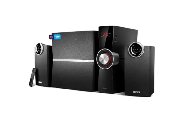 Edifier EDIFIER C2XD 2.1 Speaker System (53 Watt) with Infrared Remote Control and Optical Input