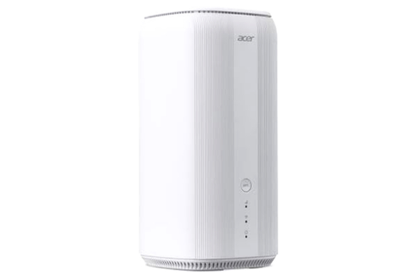 Acer 5G Acer Connect X6E Router, WiFi 6E, omedelbar NFC-anslutning, 4 x 4 MU-MIMO-teknik, stöd för flera enheter