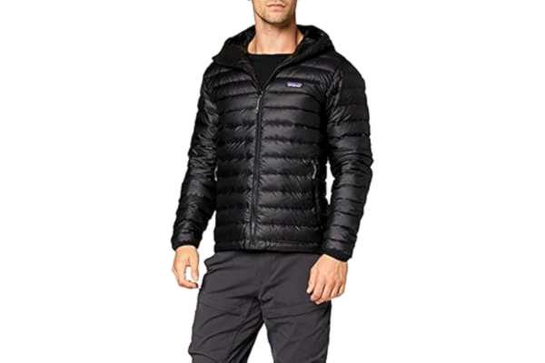 Patagonia  M Down Sweater À Capuche Blouson Homme, Blk, FR (Taille Fabricant : XL)