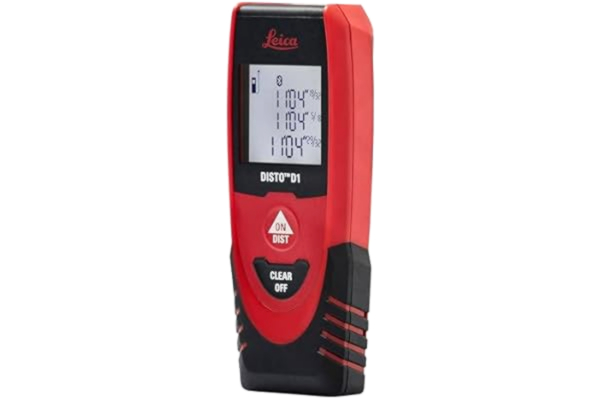 Leica Geosystems Leica DISTO D1 – enkel laserdistansmätare med Bluetooth för appar
