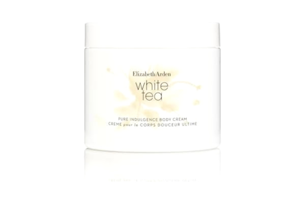Elizabeth Arden  - White Tea, Kroppskräm med Vitt Te, Doftsatt med Vitt Te, Djup återfuktning för en Mjuk och Silkeslen Hud, Daglig Användning, Passar Alla Hudtyper, 400 ml