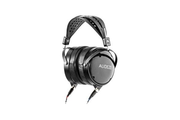 Audeze  LCD-XC över örat stängd baksida hörlur, kolväv öronkåpor med upphängningshuvudband, Creator Edition med ekonomisk bärväska – ny 2021-version