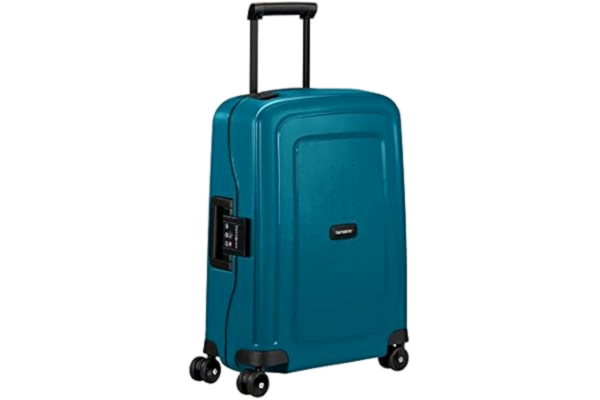 Samsonite  S'Cure - Spinner S, handbagage, 55 cm, 34 L, blauw (Petrol Blue), blauw (Petrol Blue), S (55 cm - 34 L), Bagage- handbagage