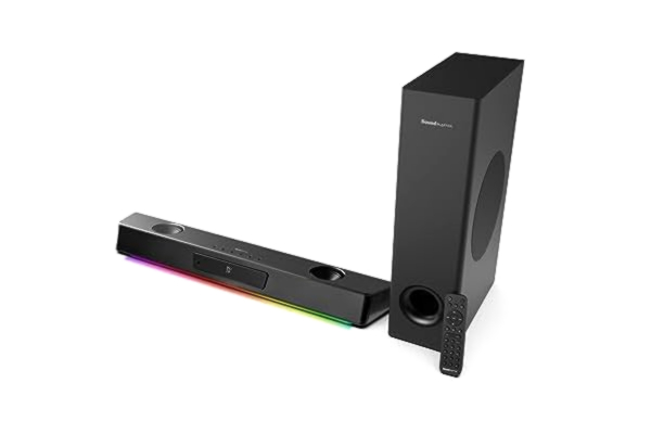 Creative CREATIVE Sound Blaster Katana V2X, Sound Bar 2.1, HDMI ARC, USB-ljud, SXFI, optisk ingång