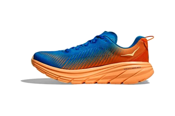 Hoka One One HOKA ONE ONE M Rincon 3 Herensneakers, Coastal Sky/Vibrant Orange, 43 1/3 EU, Coastal Sky Vibrant Orange