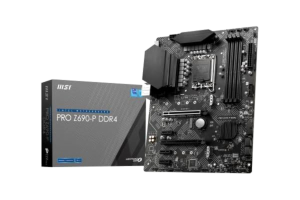 MSI  PRO Z690-P DDR4 płyta główna ATX – obsługuje procesory Intel Core 12. generacji, LGA 1700 - wzmocnienie pamięci (DDR4-5000 MHz/OC), 1 x PCIe 5.0 x 16, 2 x M.2 Gen4 x4, 4K/30 Hz HDMI, 2,5 G LAN