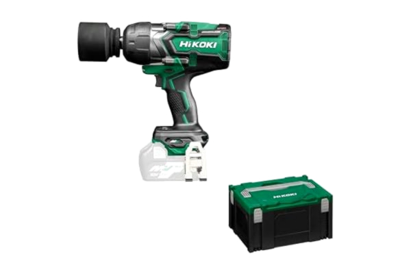 HiKOKI HIKOKI Akku Schlagschrauber WR36DFW2Z, Bolzen und Muttern: M12-M36 (36V, Brushless, Max. Lösemoment: 2400 Nm, Werkzeugaufnahme: 3/4 Zoll Außenvierkant, Schlagschrauben) Lieferumfang: 1 HSCIII Koffer.