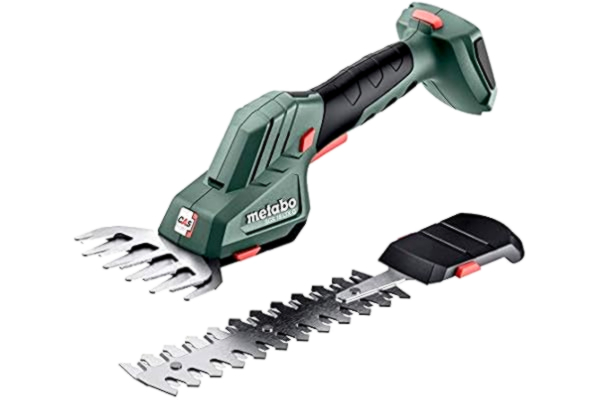 Metabo  Batteridriven rök och grässax SGS 18 LTX Q (601609850) 18 V, exakta formsnitt på buskar, buskar rena gräsmattor, utan batteri