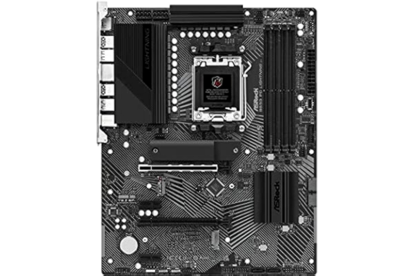 ASRock  B650 PG Lightning - Bundkort - ATX - Socket AM5 - AMD B650 Chipset - USB 3.2 Gen 1, USB-C 3.2 Gen2, USB-C 3.2 Gen 2x2 - 2.5 Gigabit LAN - onboard grafik (CPU påkrævet) - HD Audio (8-kanaler)