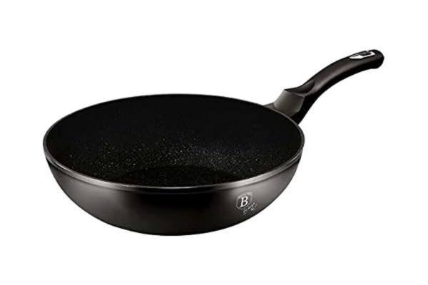 Berlinger Haus WOK GRANITOWY 28cm BERLINGERHAUS BLACK SILVER BH-1848