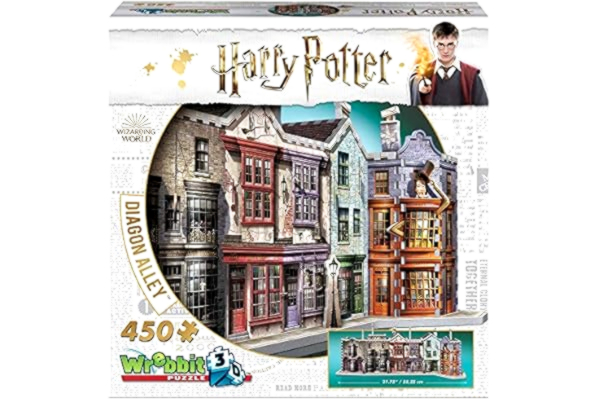 Wrebbit 3D, Harry Potter: Diagongränden (450st), 3D-pussel, Åldrar 14+