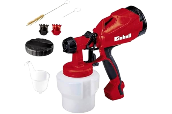 Einhell  Färgspruta TC-SY 500 P (500 W, för små och medelstora arbetsytor för lack och glasyr, färgreglering)