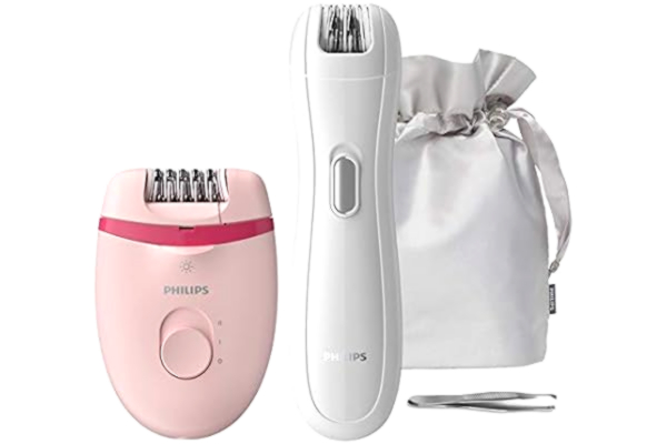 Philips  Satinelle Essential Épilateur filaire compact avec mini-épilateur BRP531/00