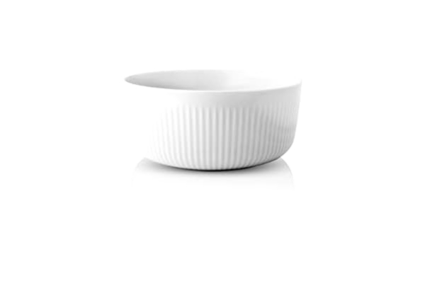 Eva Solo EVA-TRIO | Legio Nova-skål 2,1 l | Elegant porslinskål från Legio Nova-serien med diskreta, dekorativa spår på utsidan | vit
