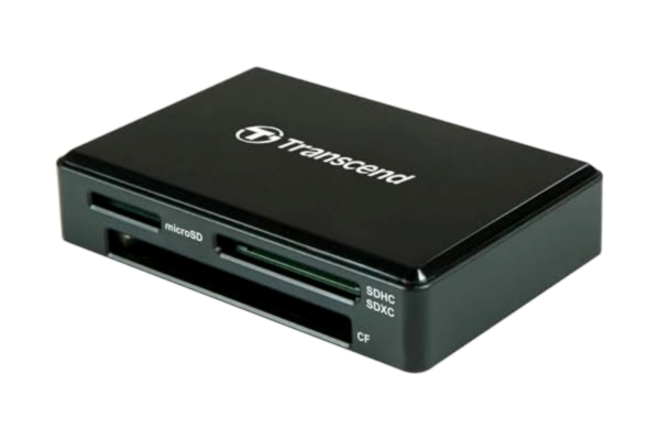 Transcend  Allt-i-1 Multikortläsarenhet (SDHC/SDXC/MSXC USB 3.0) Svart
