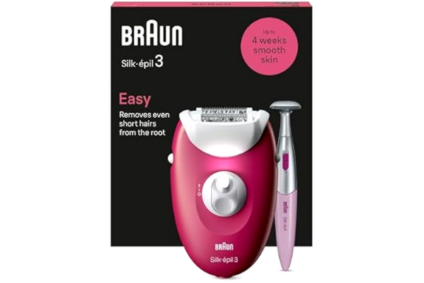 Braun  Silk-épil 3 Epilator SE3-202 (rød)