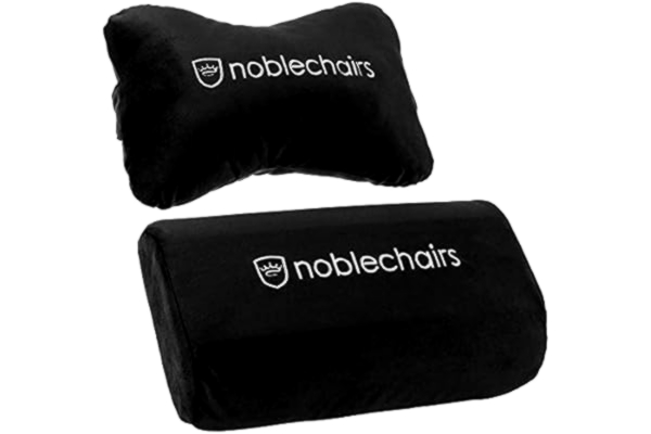 Noblechairs noblechairs Pillow-set for EPIC/ICON/HERO - Black/White - Sort / Hvid - Stof -