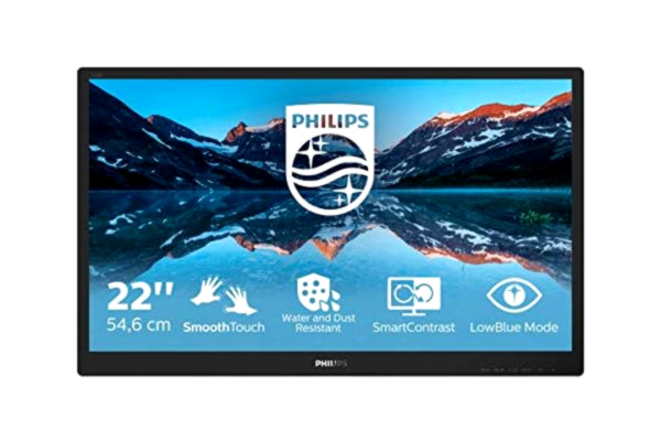 Philips 22" 10-punktowy ekran dotykowy z uchwytem