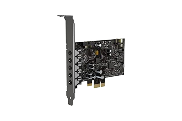 Creative  Sound Blaster Audigy Fx V2 Uppgraderbart högupplösta internt PCI-e-ljudkort med diskret 5.1-ljud och virtuell surround, Scout-mode, SmartComms Kit för PC