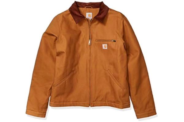 Carhartt  Heren Duck Detroit Jas Werk Utility Bovenkleding, Carhartt Bruin, XXL