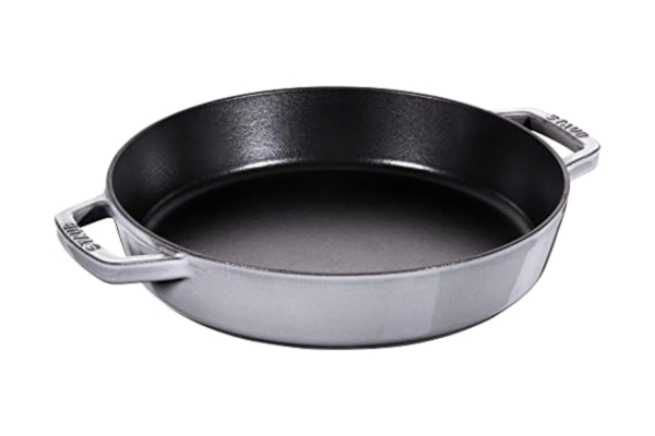 Staub STAUB 40511-726-0 Cast Iron Frying Pan with Two Handles, Graphite Grey, 26 cm