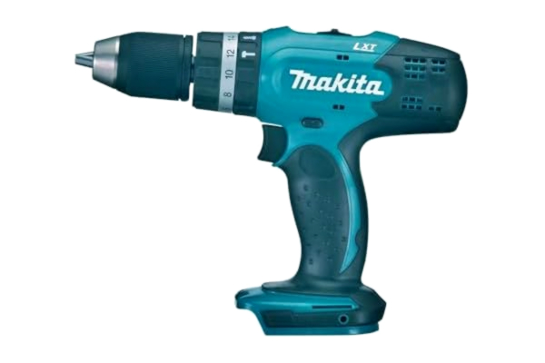 Makita  litiumjonkombination, endast hölje, DHP453Z, 1 W, 18 V, blå, silver, 7,9 x 23,2 x 22,7 cm