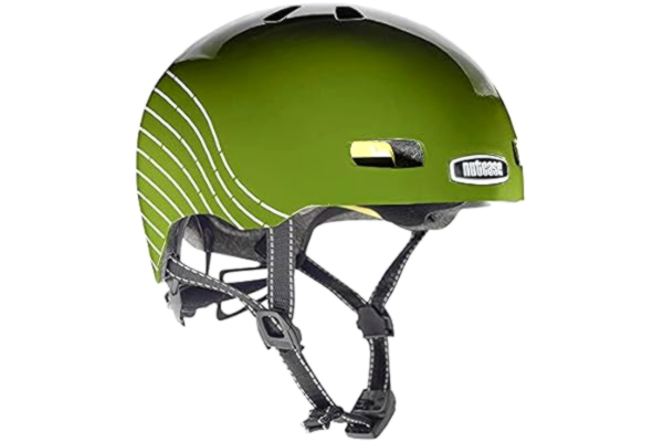 Nutcase  Street-Dust for Prints (Reflective) helm voor volwassenen, uniseks, meerkleurig, L