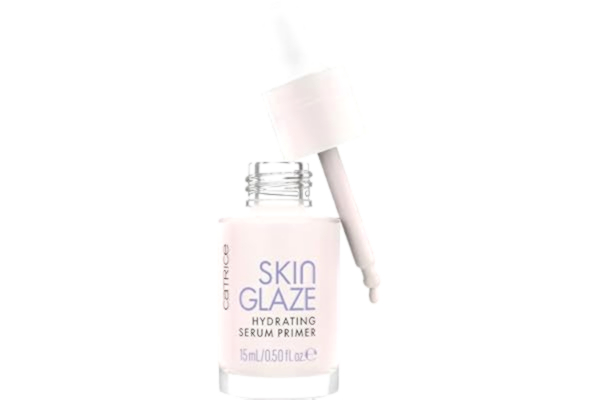 Catrice  Skin Glaze Hydrating Serum Primer, ansiktsserum, fuktgivande, grundande, omedelbart resultat, strålande, vegansk, oljefri, utan parfym, utan alkohol, 1-pack (15 ml)