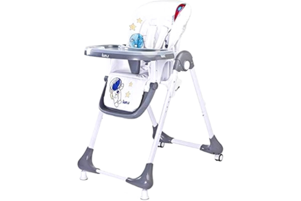 Caretero TERO-7270 hoge babystoel Luna grijs