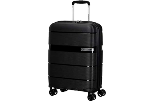 American Tourister  Linex - Spinner S, Carry-on luggage, 55 cm, 34 L, Black (Vivid Black)