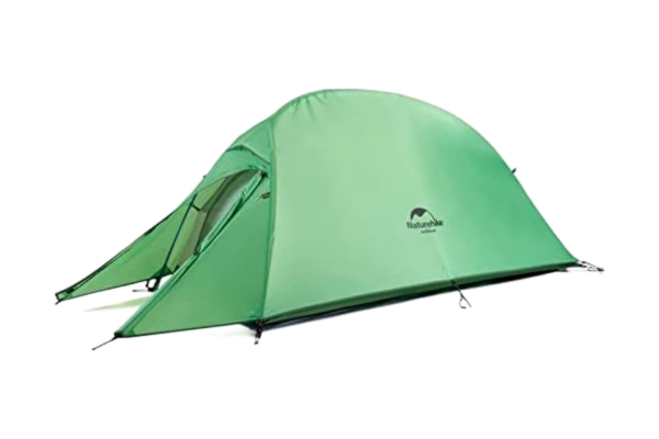 NatureHike Naturehike Cloud-up Ultralight 1 Person Single Tent 3 Season Camping Tent (210T Green Upgrade)