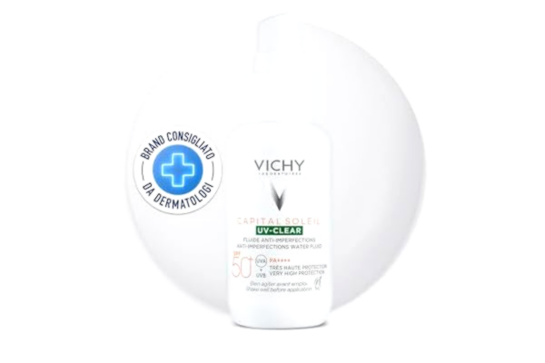 Vichy  Capital Soleil UV-klar vätska mot brister LSF 50+, 40 ml