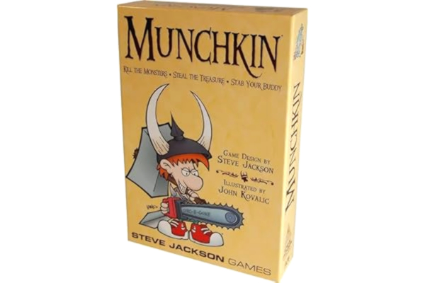 Steve Jackson Games  | Munchkin | The Hilarious Fast-Paced Card Game for 3 to 6 Players | Ages 10 and Up | English