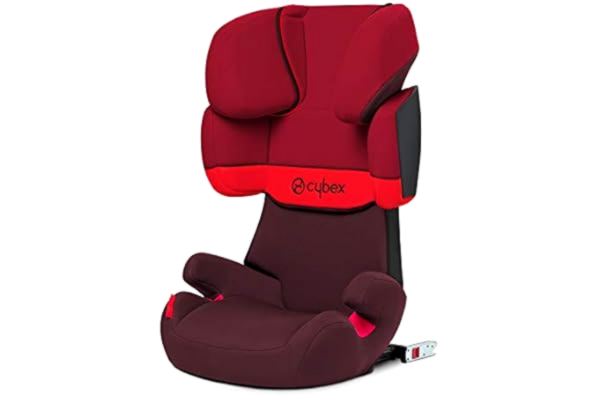 Cybex  Silver Solution X-Fix, Fotelik Samochodowy Grupa 2/3 (15-36 Kg), Z Isofix, Rumba Red (Czerwony)