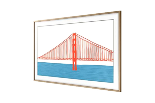 Samsung  The Frame Ram 43 tum (VG-SCFA43TKBXC) i modern teak [2021]