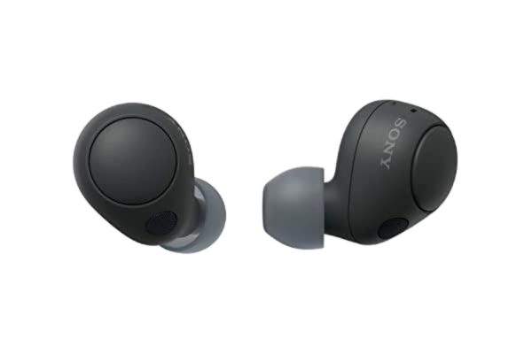 Sony  WF-C700N Trådlösa hörlurar med Noise Cancelling, Bekvämlighet och stabilitet hela dagen, med batteri upp till 15 timmar med laddningsfodral, Svart