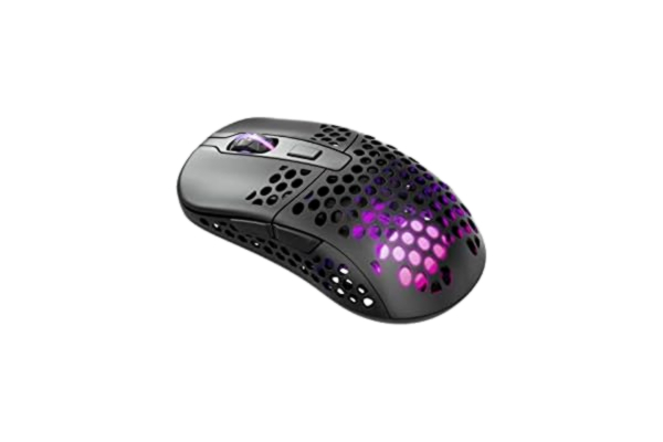 Xtrfy  M42 Wireless RGB - Musta - Pelihiiri - Optinen - 6 painiketta - Musta RGB-valolla