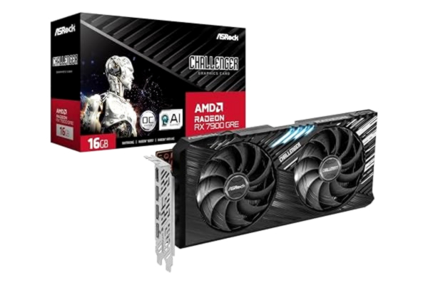 ASRock  Radeon RX 7900 GRE Challenger OC - 16GB GDDR6 RAM - Grafikkort
