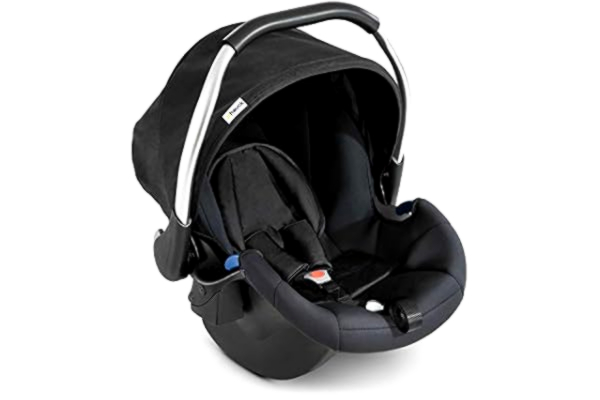 Hauck  Infant Car Seat Comfort Fix / Group 0 + / for Babies from Birth up to 13 kg / ECE R44/04 / Light / Sun Canopy Included / Compatible with Separate Isofix Base / Black